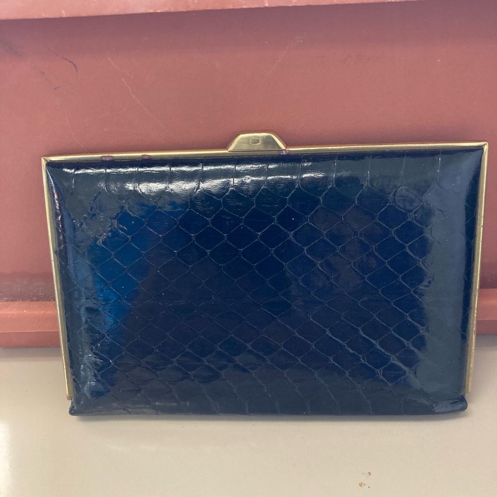 Vintage Women's Croc embossed Leather Wallet/Billfold by Nordstrom’s - Picture 2 of 7